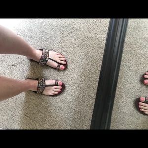 Naughty Monkey bead embellished sandal